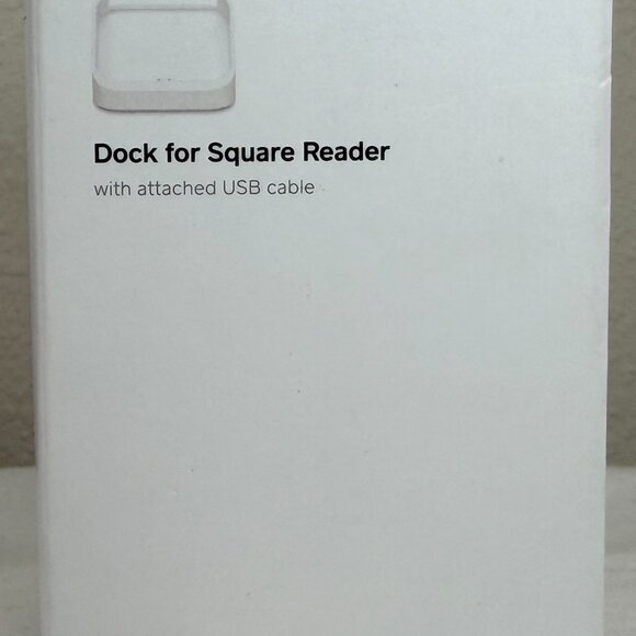 Dock for Square Credit Card Reader w/ Attached USB Cable: Model A-SKU-0120-02 - Picture 4 of 12